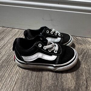 Vans Black and White Sneakers